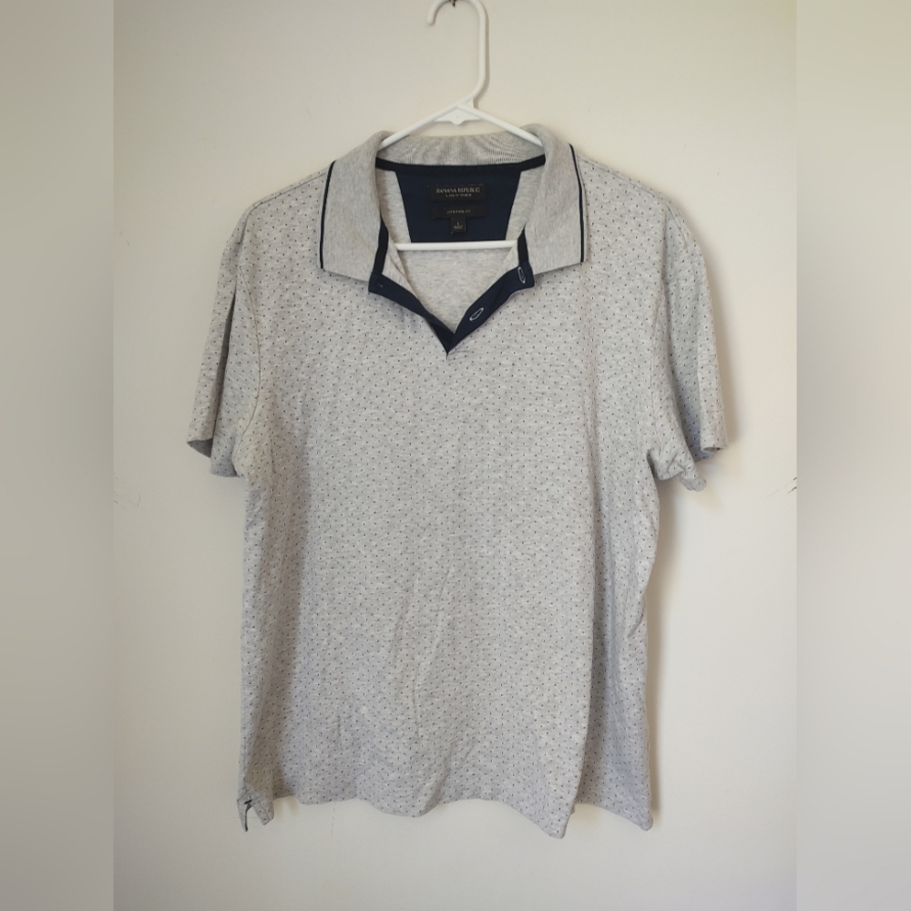 Banana Republic Dotted Polo